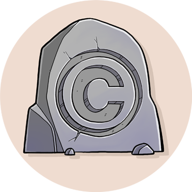 Fixation (Copyright) Icon
