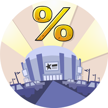 Hall fees (live performance) Icon